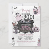Hey Boo Halloween Bridal Shower Einladung (Vorderseite)