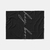 Hey, Boo Halloween Fleecedecke (Vorderseite (Horizontal))