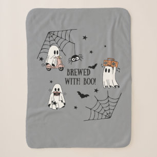Hey Boo Halloween Funny Ghost Sherpadecke