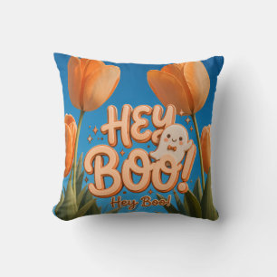 Hey Boo! Halloween Kissen