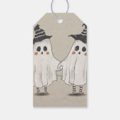 Hey Boo Halloween niedliche Einladung für Kinder u Geschenkanhänger (Rückseite)