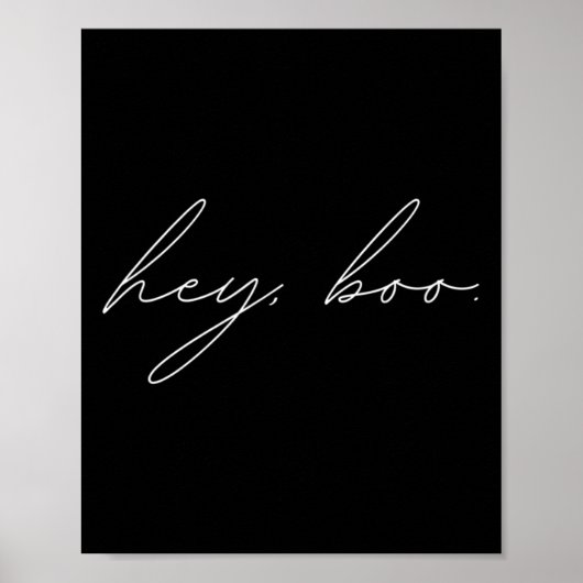 Hey, Boo Halloween Poster (Vorne)