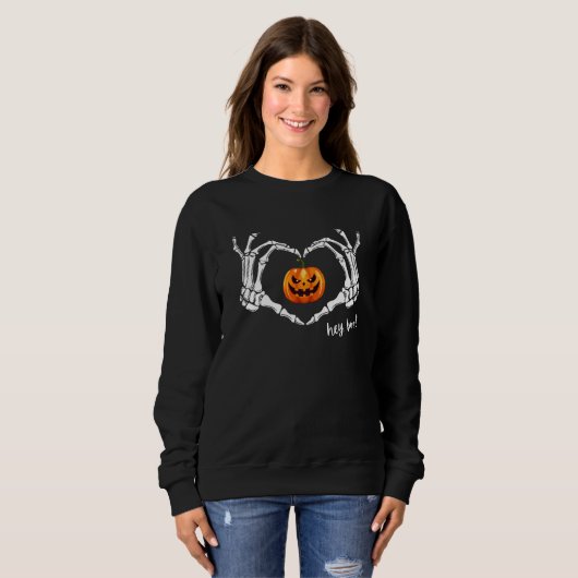 Hey Boo Halloween Tshirt (Vorne ganz)