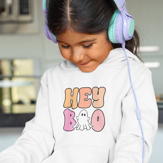 Hey Boo Kids Niedlich Halloween Fall Hoodie Sweats