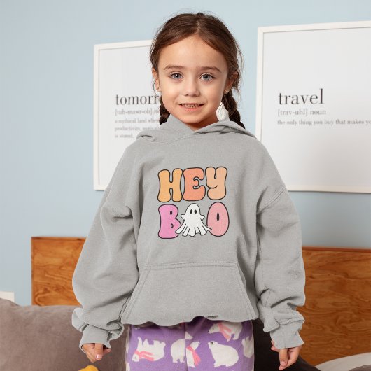 Hey Boo Kids Niedlich Halloween Fall Hoodie Sweats