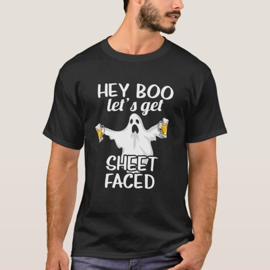 Hey, Boo, lass uns ein Blatt vor den sonnigen Hall T-Shirt (Vorderseite)
