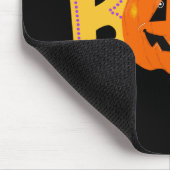 Hey Boo Niedlich Pumpkin Typografie Zeichne Kunst Mousepad (Ecke)