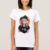 Hey Boo! (Platin) T-Shirt (Vorderseite)