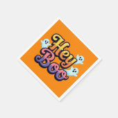 Hey Boo Serviette (Ecke)