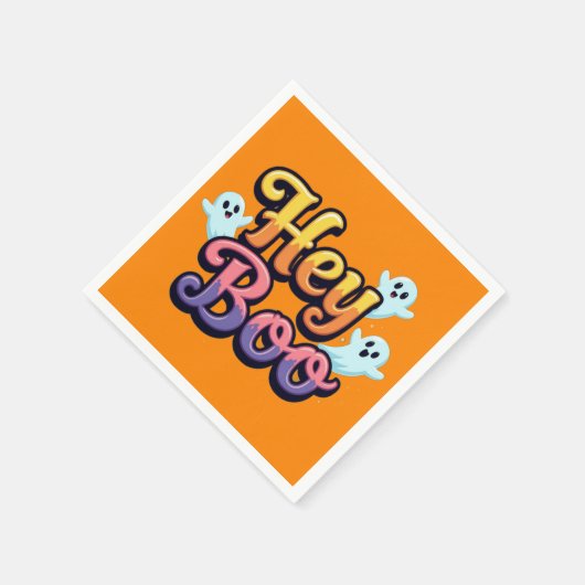 Hey Boo Serviette (Ecke)