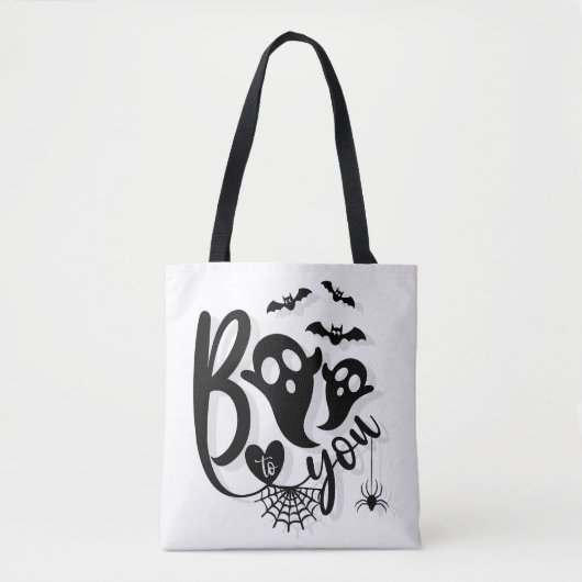Hey Boo Simple Halloween Tasche (Vorderseite)