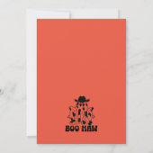 Hey Boo Spooky Halloween Einladung (Rückseite)