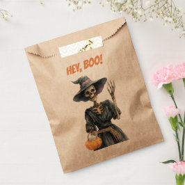 Hey, Boo! | Spooky Skeleton Hexe Candy Favor Bags Geschenktütchen