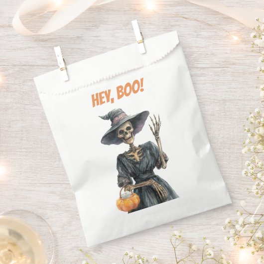 Hey, Boo! | Spooky Witch Candy Favor Bags Geschenktütchen (Ausgeschnitten)