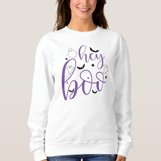 Hey Boo! Sweatshirt (Vorderseite)