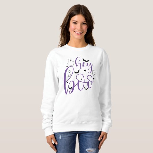 Hey Boo! Sweatshirt (Vorne ganz)