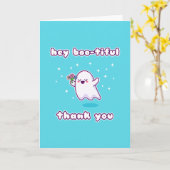 Hey, Boo-tiful Danke Pun Card Karte (Gelbe Blume)