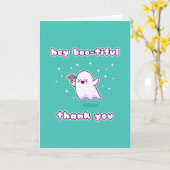Hey, Boo-tiful Danke Pun Card Karte (Gelbe Blume)