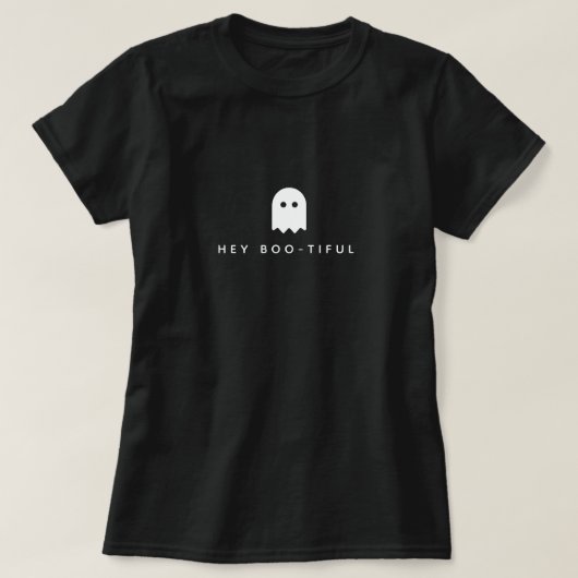 Hey Boo-tiful | Halloween Ghost Schöner Niedlicher T-Shirt (Design vorne)