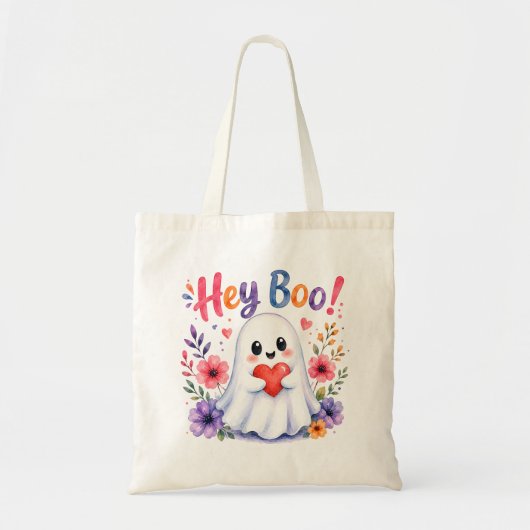 Hey Boo Tragetasche (Vorne)