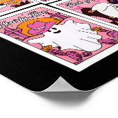 Hey Boo Wicked Boo Howdy Boo Flüchtige Blick Ein B Poster (Ecke)