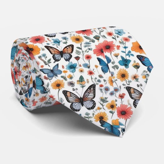 Hey Butterfly Krawatte (Gerollt)