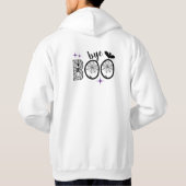 Hey & Bye Boo Halloween Bat und Web Hoodie (Rückseite)