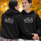 Hey & Bye Boo Halloween Bat und Web Hoodie