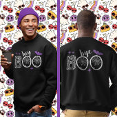 Hey & Bye Boo Halloween Bat und Web Sweatshirt