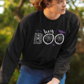 Hey & Bye Boo Halloween Bat und Web Sweatshirt