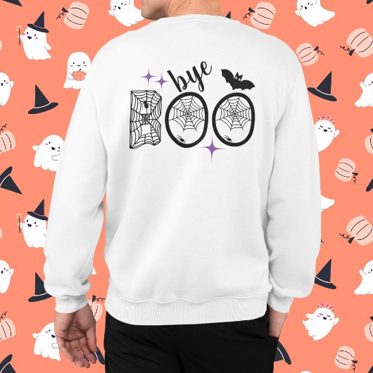 Hey & Bye Boo Halloween Bat und Web Sweatshirt