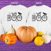 Hey & Bye Boo Halloween Bat und Web Sweatshirt