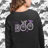 Hey & Bye Boo Halloween Bat und Web Sweatshirt