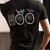 Hey & Bye Boo Halloween Bat und Web T-Shirt