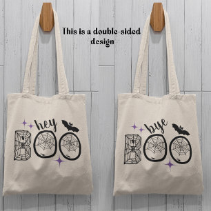 Hey & Bye Boo Halloween Bat und Web Tragetasche