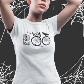 Hey & Bye Boo Halloween Bat und Web Tri-Blend Shirt