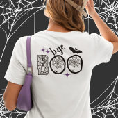 Hey & Bye Boo Halloween Bat und Web Tri-Blend Shirt