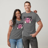 Hey Cancer Pink Ribbon Breast Cancer Awareness Sur T-Shirt (Unisex)