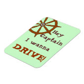 Hey Captain Humore Green Magnet (Linke Seite)