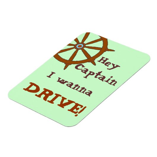 Hey Captain Humore Green Magnet (Linke Seite)