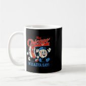 Hey Chicago Whadya sagen Baseball und Hot Dog 4. Kaffeetasse (Links)