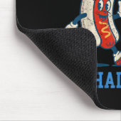 Hey Chicago Whadya sagen Baseball und Hot Dog 4. Mousepad (Ecke)