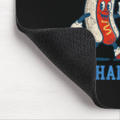 Hey Chicago Whadya sagen Baseball und Hot Dog 4. Mousepad (Ecke)