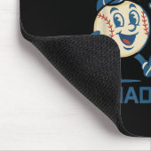 Hey Chicago Whadya Say Hot Dog Baseball Graphic Mousepad (Ecke)