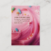 Hey, Cupcake Chubby Visitenkarten Visitenkarte (Rückseite)