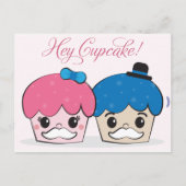 Hey Cupcake Postcard Postkarte (Vorderseite)