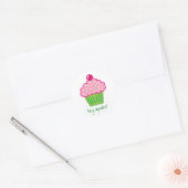 hey cupcake! runder aufkleber (Umschlag)