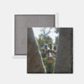 Hey da Giraffe Magnet (Vorderseite/Rückseite)