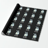 Hey da Hop Stuff Funny Hot Rabbit Pub Dark BG Geschenkpapier (Ungerollt)