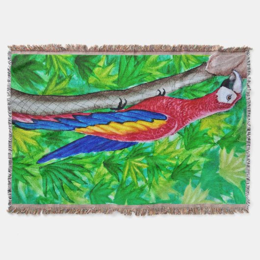 Hey, da ist ein Scarlet-Ara in diesem Baum! Decke (Vorderseite)